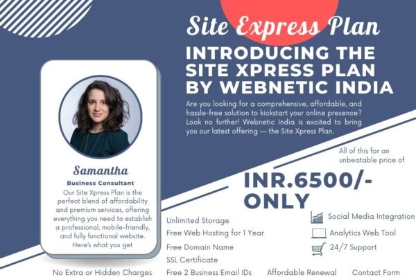 Introducing the Site Xpress Plan by Webnetic India